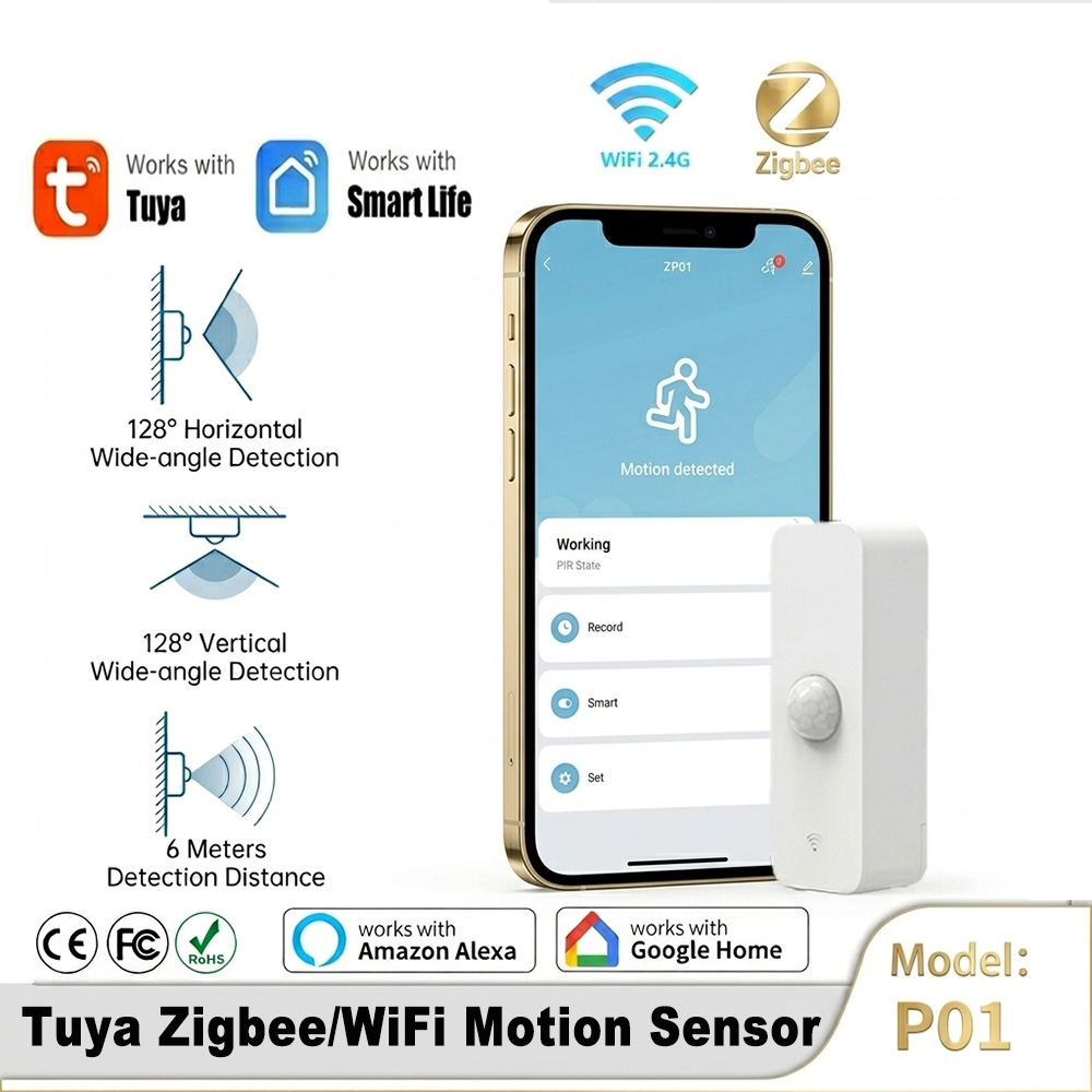 Smart Home Villa - Smart PIR Motion Sensor WiFi Zigbee
