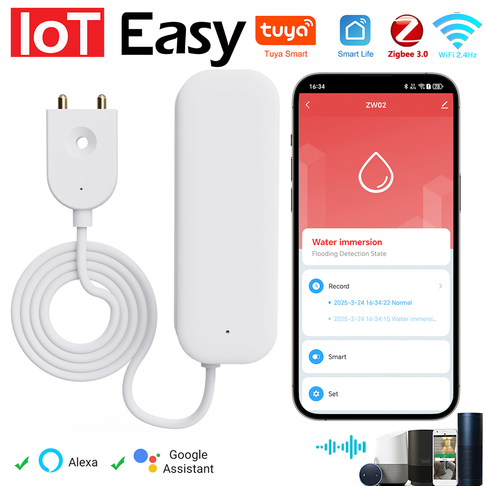 Smart Home Tools - Tuya WiFi ZigBee Water Sensor Leakage