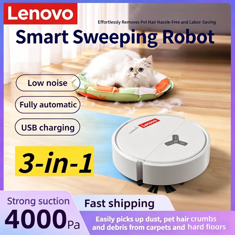 Smart Home Tools - Lenovo 3-in-1 Smart Sweeping Robot Aspirateur