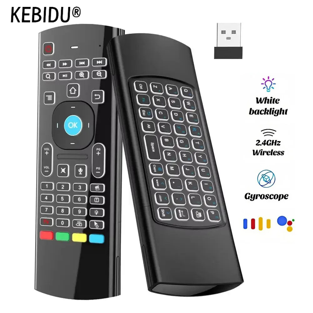 Smart Home Keyboard - 2.4GHz MX3 Air Mouse Wireless Mini