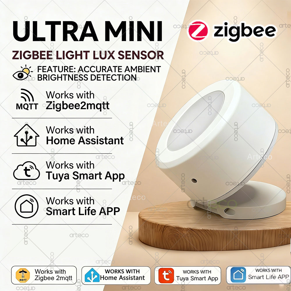 Ultra Mini Zigbee Light Sensor - Smart Home Villa ulasan dan harga
