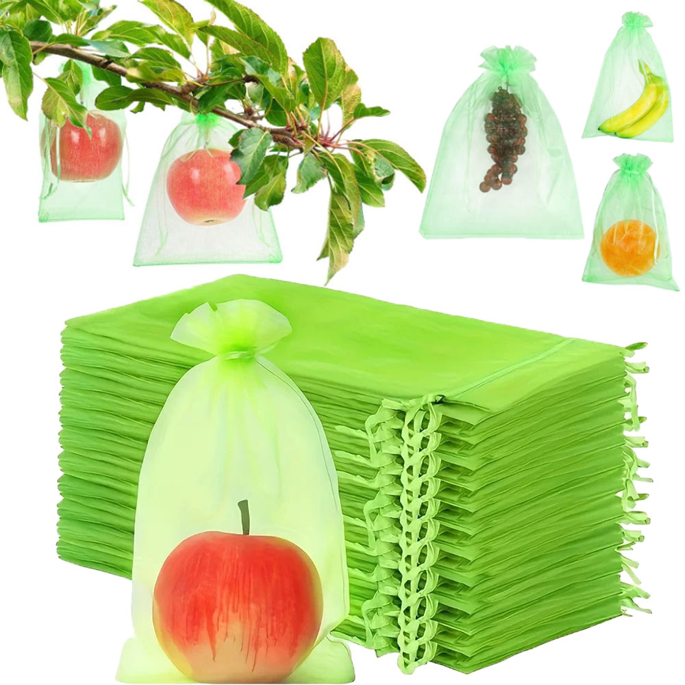 100Pcs Green Protective Bag wi - Smart Home Green ulasan dan harga