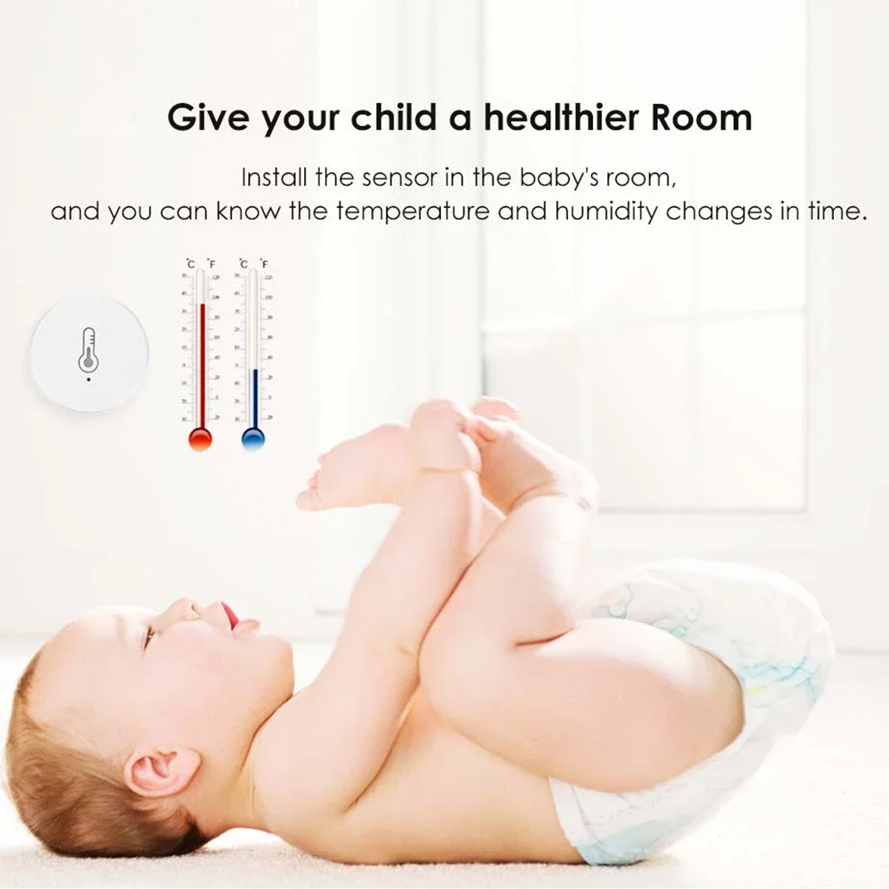 Tuya Smart Zigbee Temperature  - Smart Home Villa ulasan dan harga