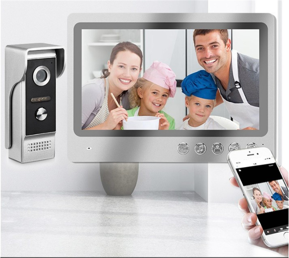 9Inch HD Screen Tuya APP Wired - Wifi Doorbell Camera ulasan dan harga