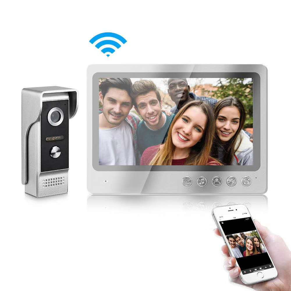 9Inch HD Screen Tuya APP Wired - Wifi Doorbell Camera ulasan dan harga