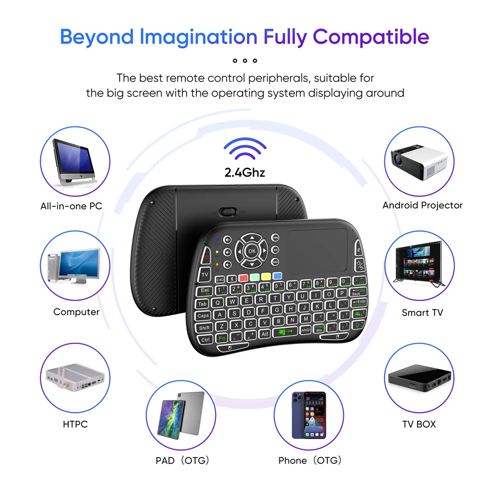 Mini Keyboard Gyroscope Dual M - Smart Home Keyboard ulasan dan harga