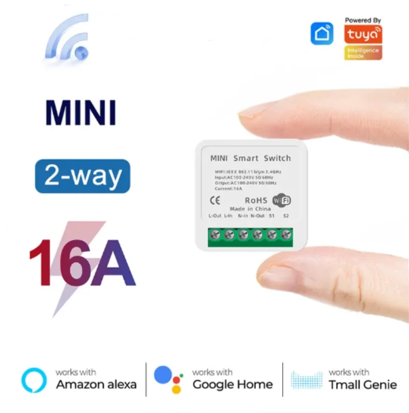 Mini 16A WiFi Switch Smart Lif - Smart Home Villa ulasan dan harga
