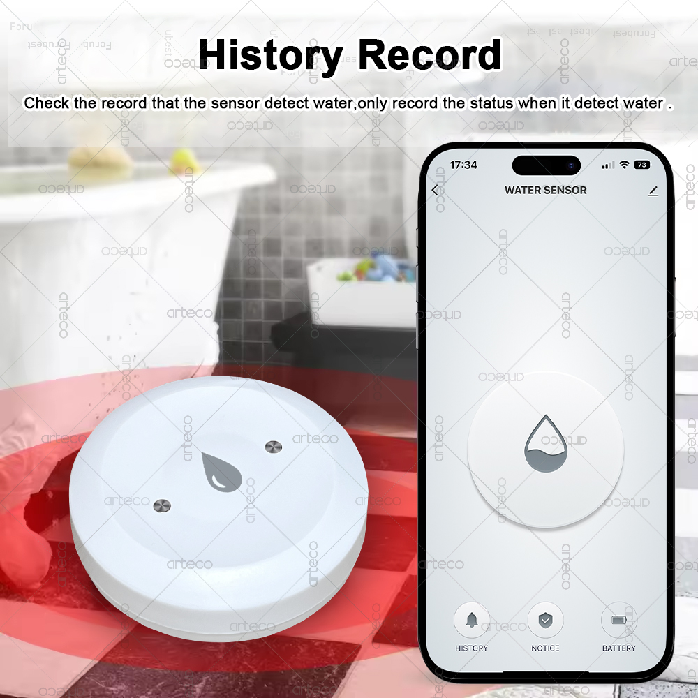 Tuya Smart Zigbee Water Sensor - Smart Home Tools ulasan dan harga