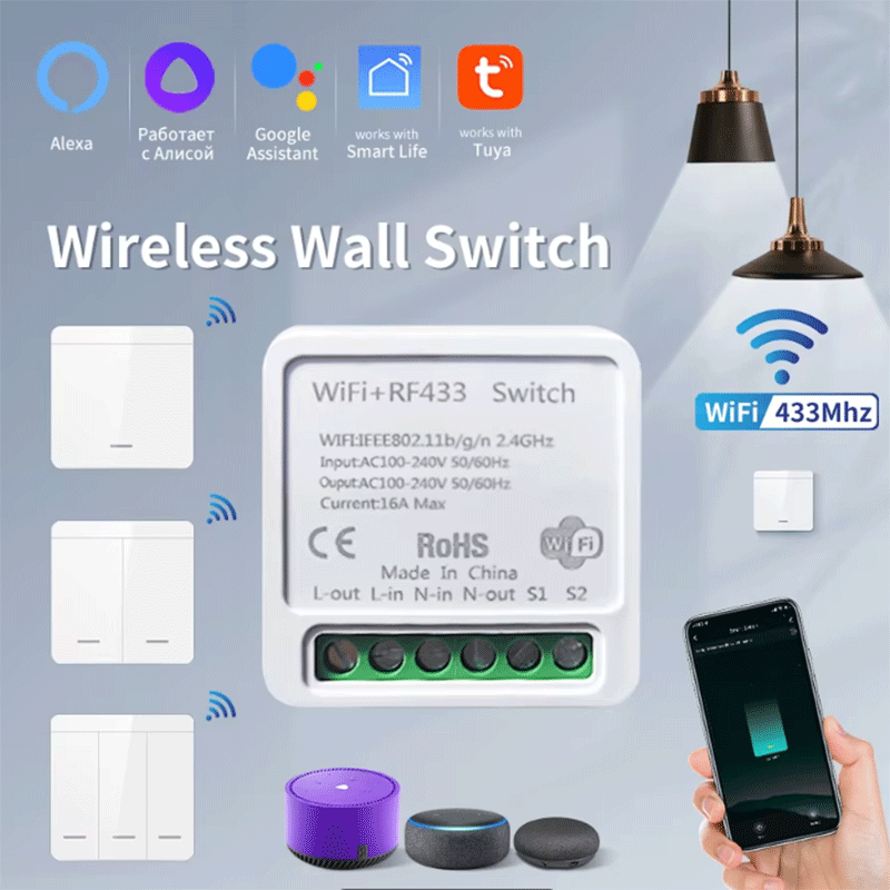 Tuya WiFi Smart Light Switch S - Smart Home Matter ulasan dan harga