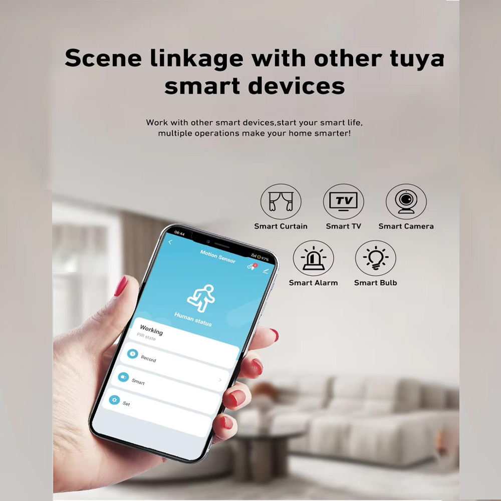 Smart PIR Motion Sensor WiFi Z - Smart Home Villa ulasan dan harga