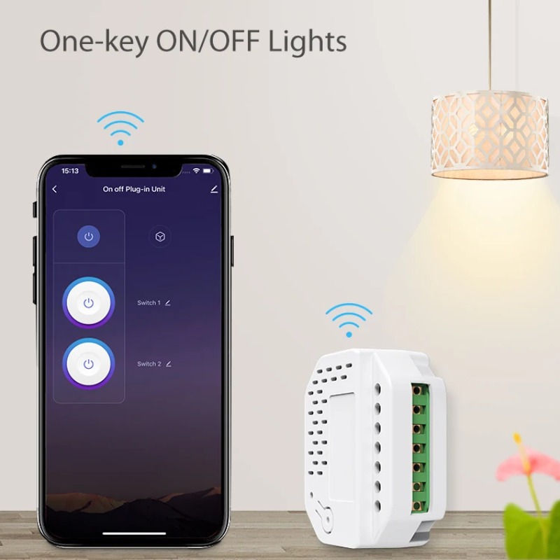Matter Light Switch Module 2Ga - Smart Home Matter ulasan dan harga