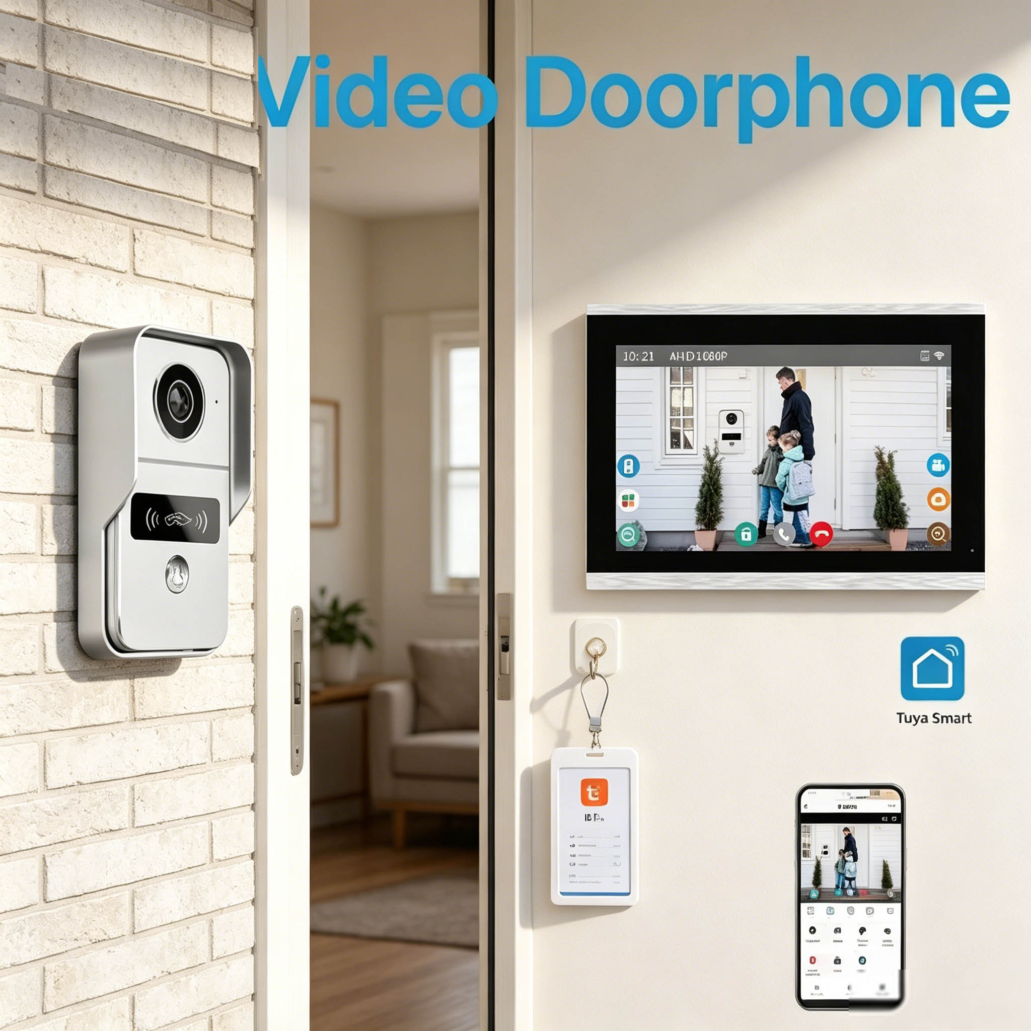 Door Intercom Doorbell, 10.1 I - Wifi Doorbell Camera ulasan dan harga