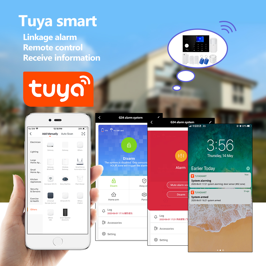 KERUI 4G Alarm with Doorbell R - Smart Home Keyboard ulasan dan harga