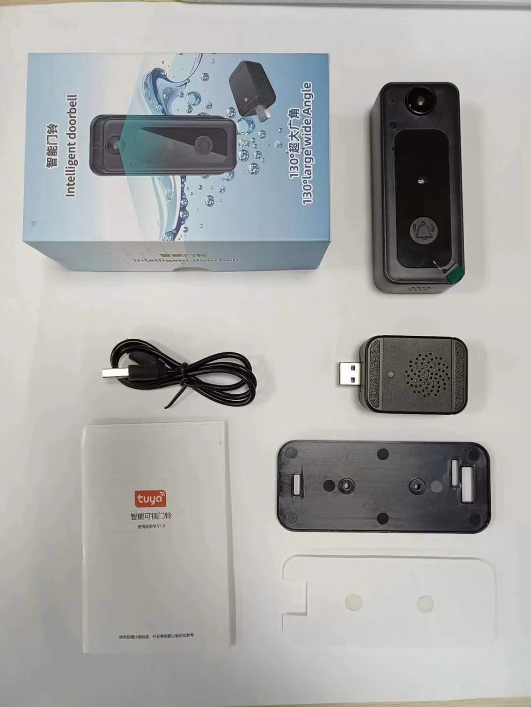 720P Tuya APP Wireless WIFI IP - Wifi Doorbell Camera ulasan dan harga