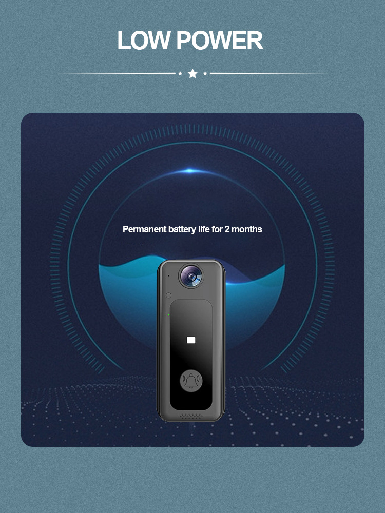 720P Tuya APP Wireless WIFI IP - Wifi Doorbell Camera ulasan dan harga