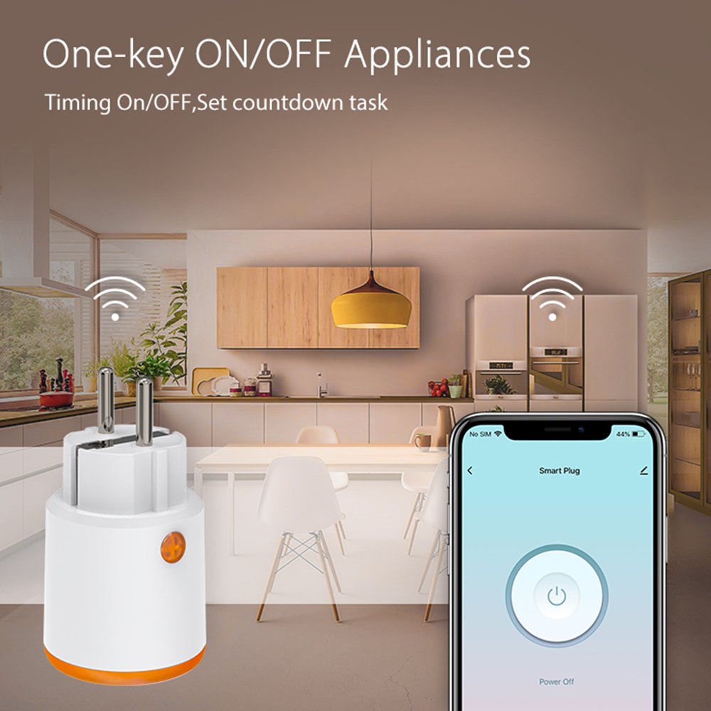 Smart Zigbee Plug Socket 3680W - Smart Home Tools ulasan dan harga