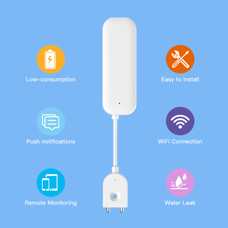 Tuya WiFi ZigBee Water Sensor  - Smart Home Tools ulasan dan harga