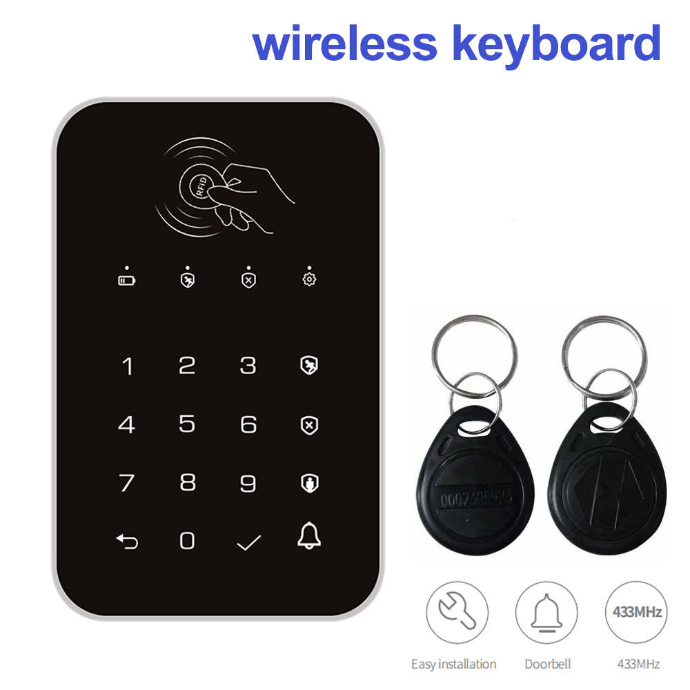 Wireless 433MHz Keyboard Touch - Smart Home Keyboard ulasan dan harga