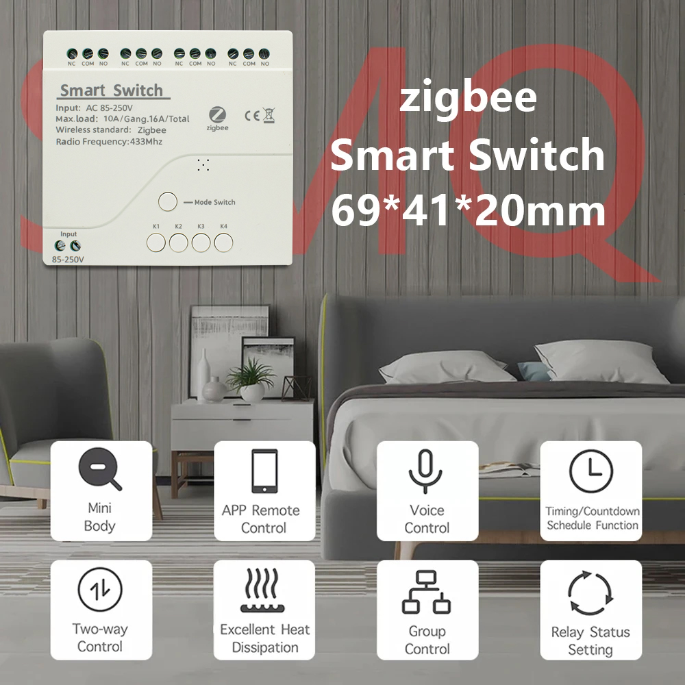 Zigbee Smart Switch Wifi Relay - Smart Home Villa ulasan dan harga