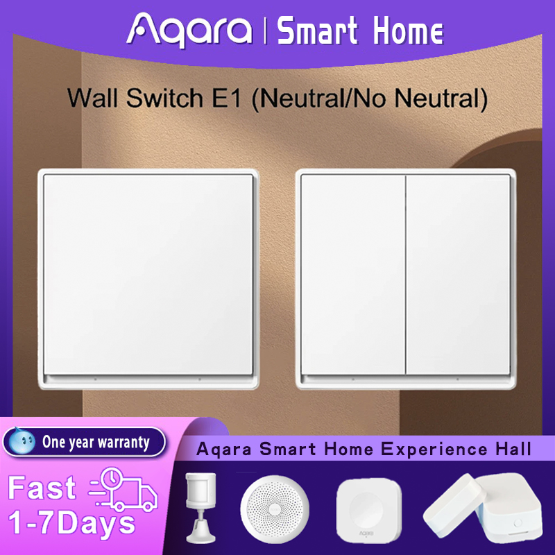 Original Aqara Wall Switch E1  - Smart Home Xiaomi 2 ulasan dan harga