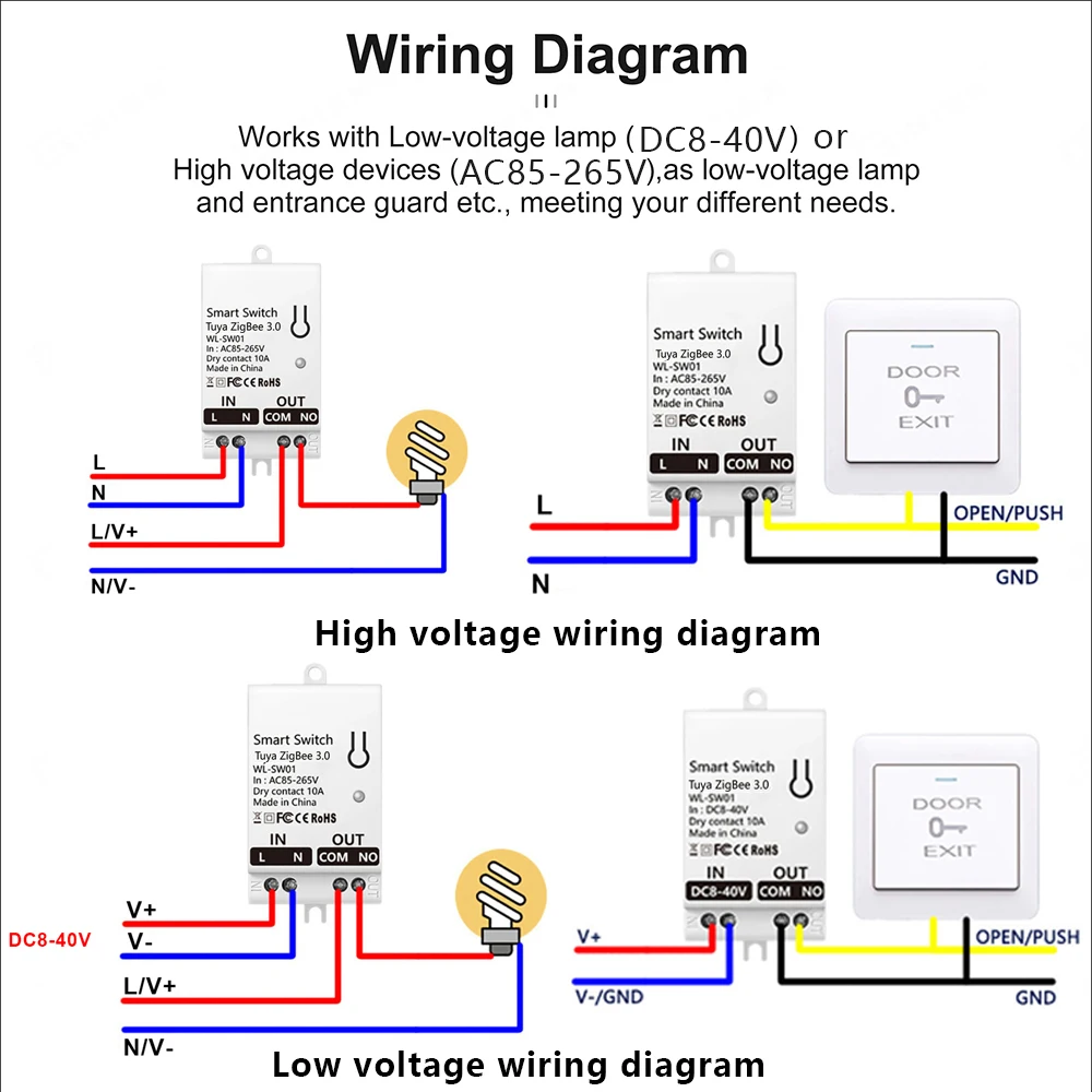 Tuya ZigBee Smart Switch Modul - Smart Home Matter ulasan dan harga