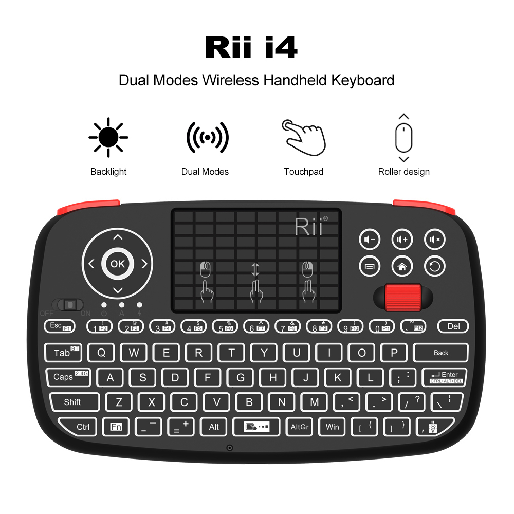 Rii I4 Mini BT Wireless Keyboa - Smart Home Keyboard ulasan dan harga