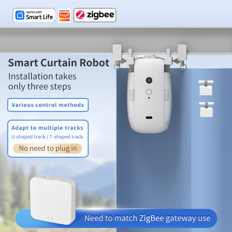 Zigbee Smart Curtain Driver Ro - Smart Home Matter ulasan dan harga