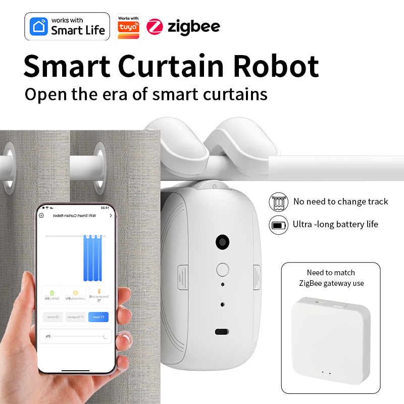 Zigbee Smart Curtain Driver Ro - Smart Home Matter ulasan dan harga