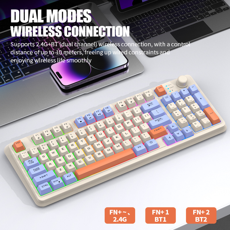 Wireless Keyboard Spanish Russ - Smart Home Keyboard ulasan dan harga