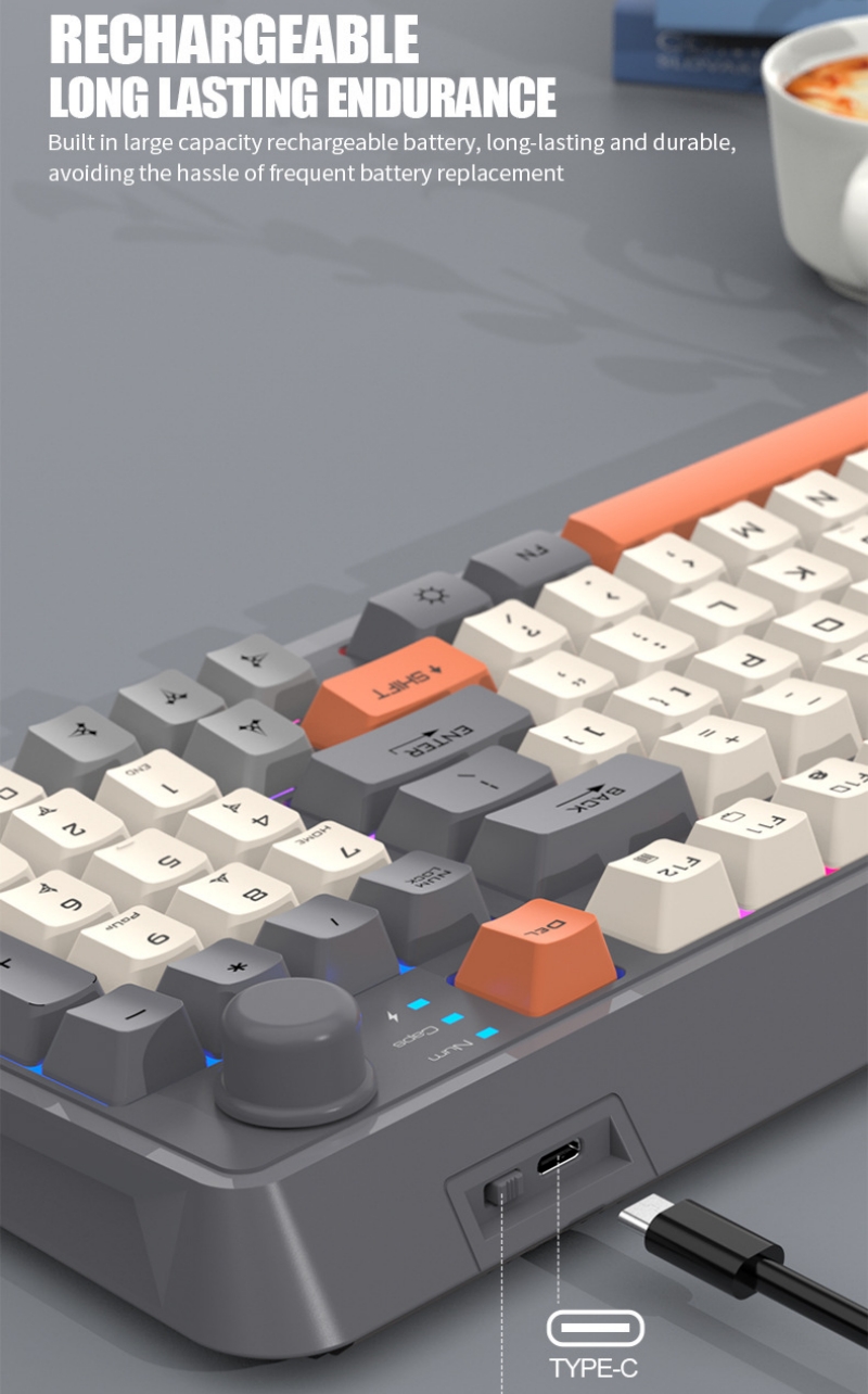 Wireless Keyboard Spanish Russ - Smart Home Keyboard ulasan dan harga